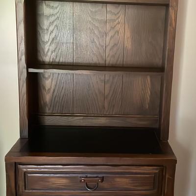 Leather Top Bookcase Cabinet #511
