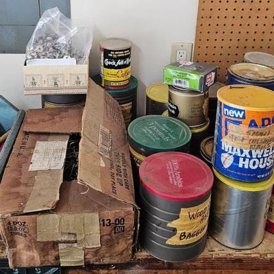 Assortment Of Tools, Screws, Nails + Accessories #163