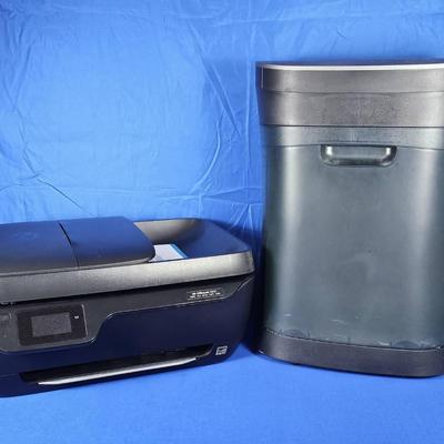 HP Office Jet 3830 Printer (1) + Royal ST120X 12 Sheet Shredder (1)