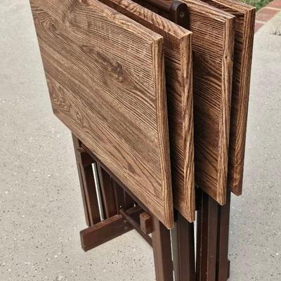 Folding Table Tray 5-Piece Set