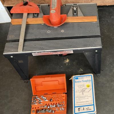 Router Table (1), Template (1) & Bit Set (1)