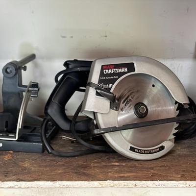 Craftsman 7 1/4” Circular Saw (1) + Accessories