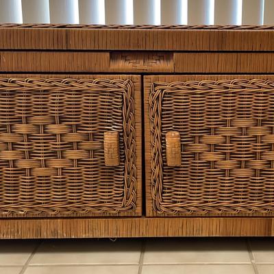 Wicker Storage Chest