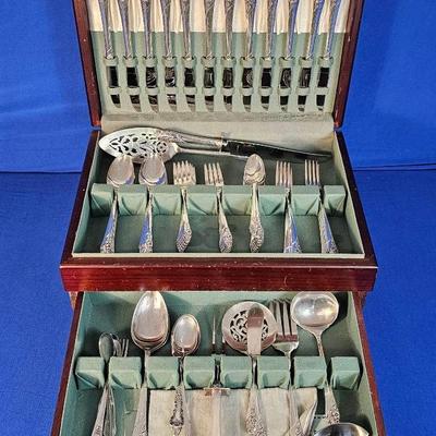 Community Silver Plated 69-Piece Set Flatware In Box