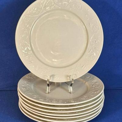 'Totally Today' White Dinner Plates (8)