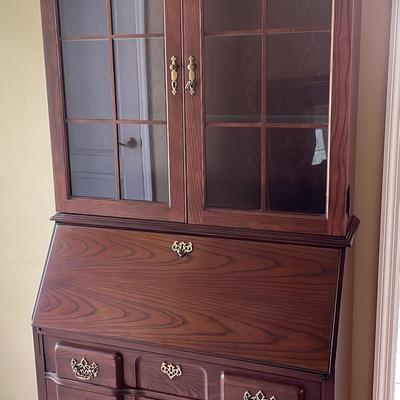 4-Drawer Secretary Desk By Jasper Cabinet Company