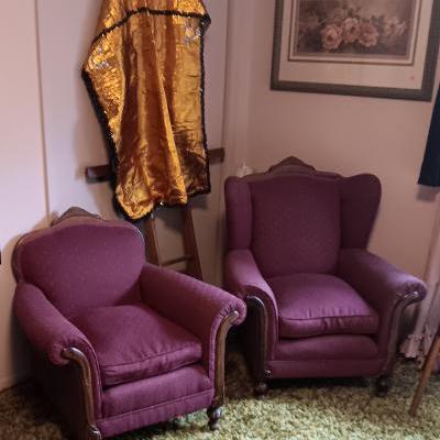 Antique parlor chairs