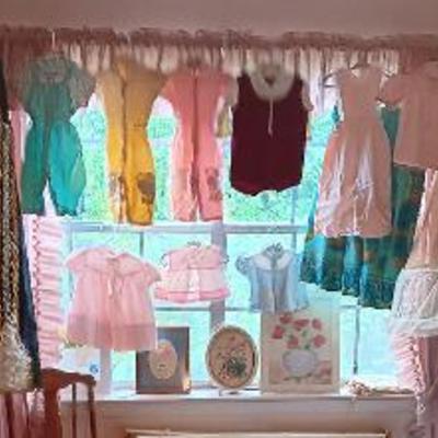 Some of the Vintage baby clothing
