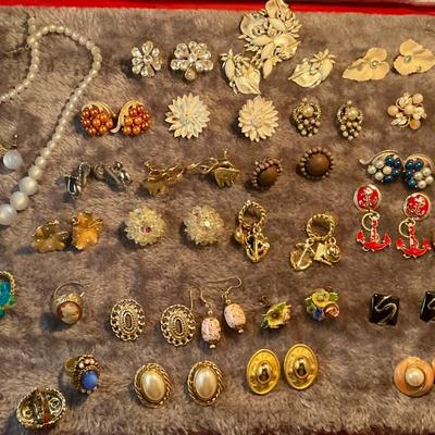 Clip on and pierced earrings