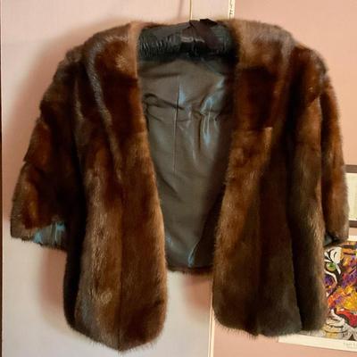 Fur cape