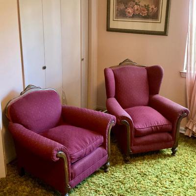 Antique parlor chairs