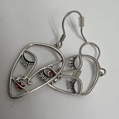 Unique Face Earrings