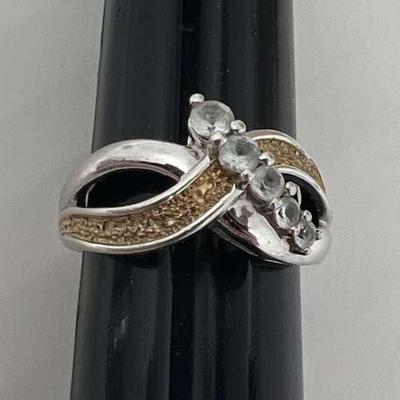 Sterling Silver Infinity Ring Size 6 