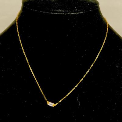 Gold Over Sterling Necklace 16 Inches