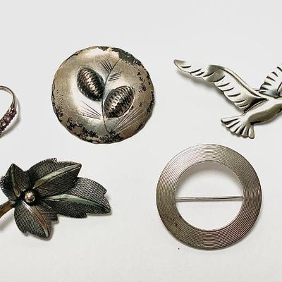 Sale Photo Thumbnail #57: Sterling pins