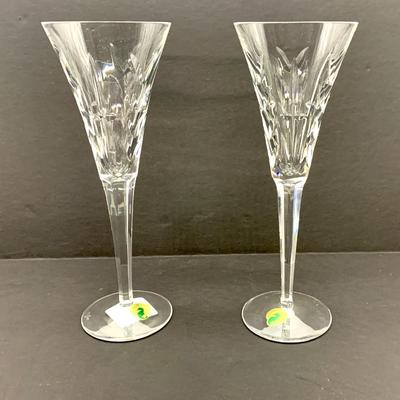 Sale Photo Thumbnail #43: Pr. Waterford 9” Lincoln toasting flutes