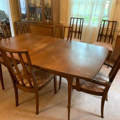 Sale Photo Thumbnail #3: Broyhill Brasilia dining table w/ set of 6 chairs