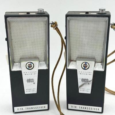 (2) Ross 11TR Transceiver Walkie Talkies