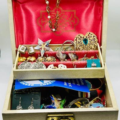 Jewelry Box Full of Contemporary & Vintage Jewelry
