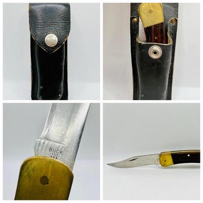 Buck Knife in Sheath