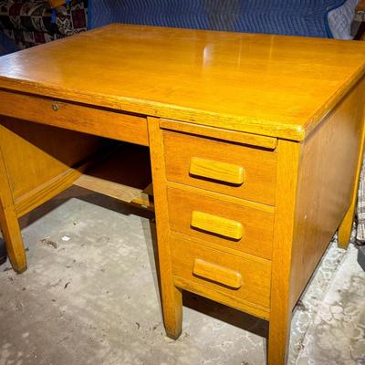 Vintage Wooden Office Desk