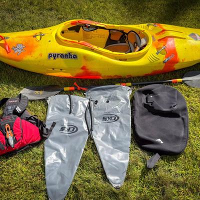 Pyranha Kayak with Accessories