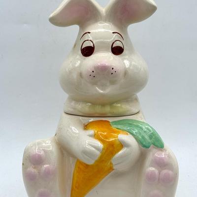 Easter Bunny Cookie Jar