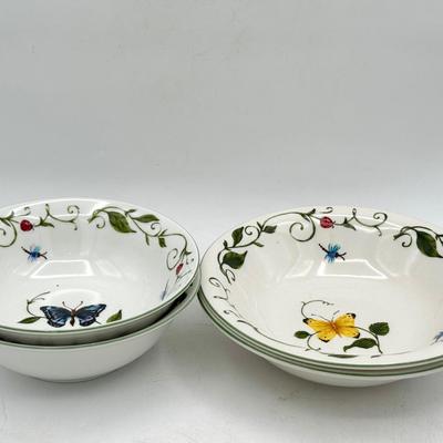 (4) Butterfly Bowls 