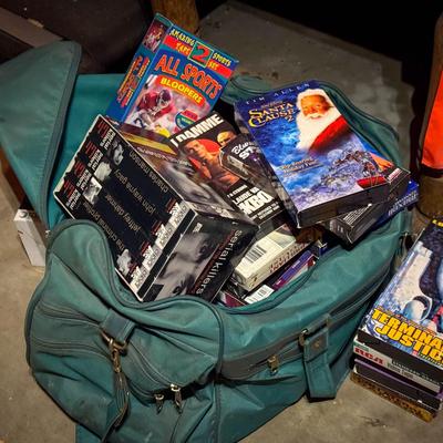 (Duffle Bag) Mixed VHS Movies