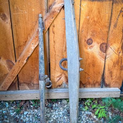 (2) Antique Wooden Yokes
