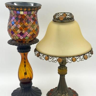 (2) PartyLite Candleholders