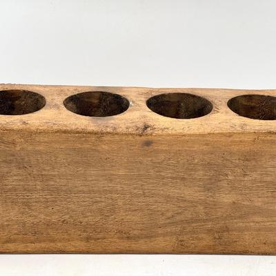 Primitive Sugar Mold Candle Holder