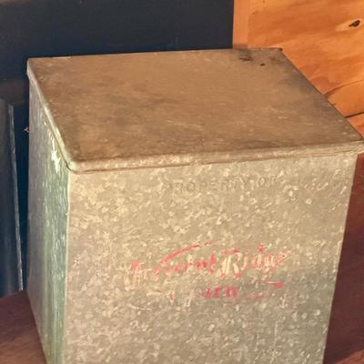 Galvanized Milk Box