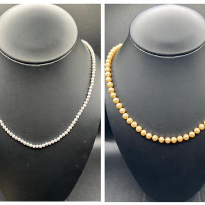 (2) Vintage Necklaces from Okinawa