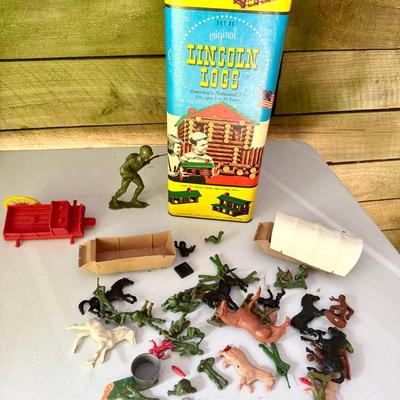 Vintage Lincoln Logs & More