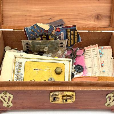Buttons/sewing Supplies Mystery Lot