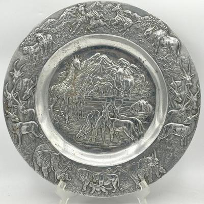 Vintage 1990 Arthur Court Safari Plate