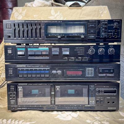 (4) Kenwood Stereo Components