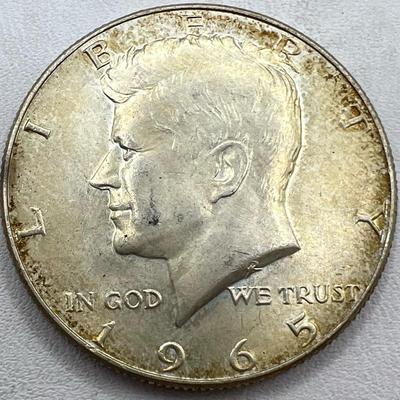 1965 JFK Silver Half Dollar Coin