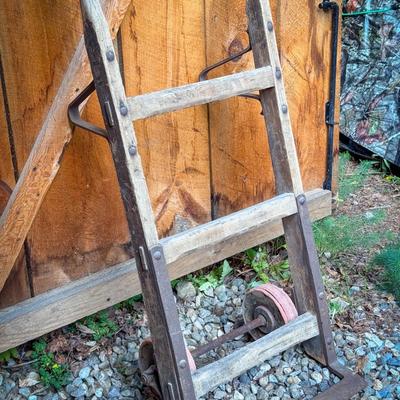 Antique Wooden Hand Truck