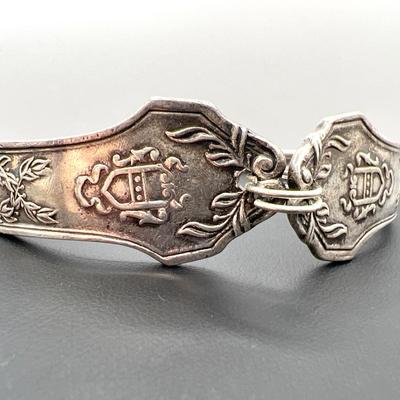 International Silver Co. William Penn Hotel Spoon Bracelet