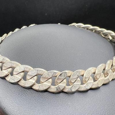 Sterling Silver 925 Stamped Bracelet 