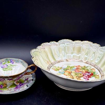 (3) Shining Iridescent Dishes