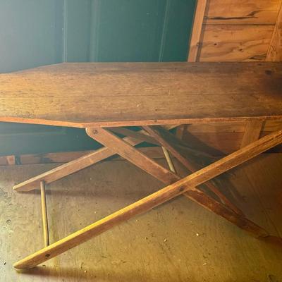 Primitive Wooden Ironing Board