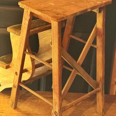 Vintage Library Step Ladder
