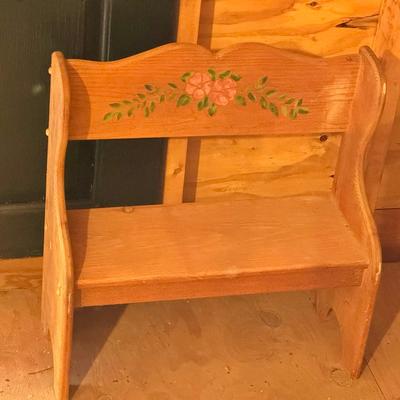 Small Floral Bench