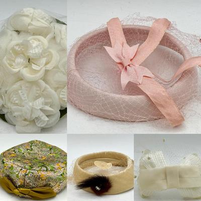 (5) Gorgeous Vintage Hats