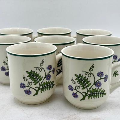 (8) "Country Vine™" collection by Nina Mortellito Coffee Mugs 