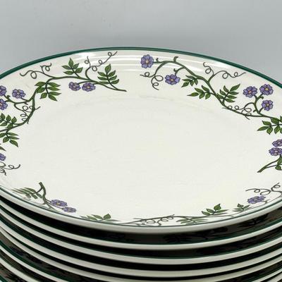 (8) "Country Vine™" collection by Nina Mortellito Dinner Plates