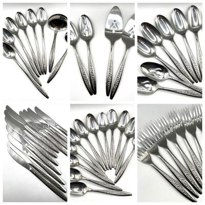 54-Piece Stainless Steel Silverware by Superior Stainless USA